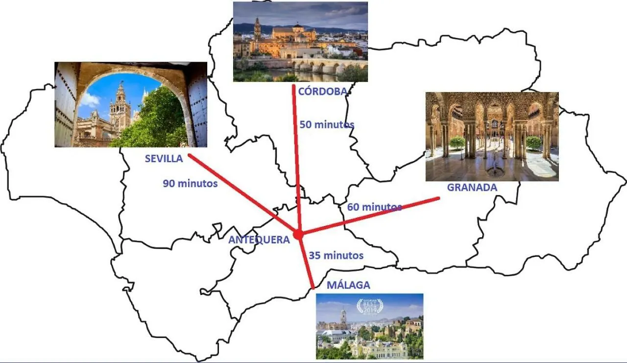 La Atalaya Great Luxury Attic Apartment Antequera Spain